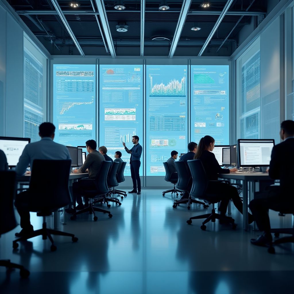 Área de trabajo colaborativo en nuestras oficinas